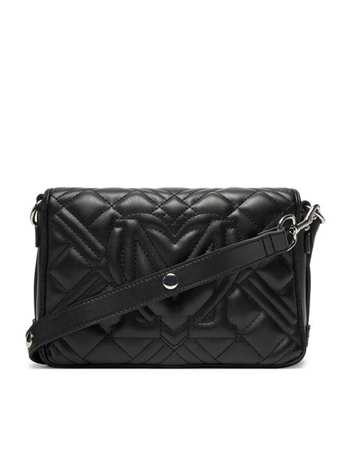 BORSA QUILTED PU NERO GALV.NIKEL LOVE MOSCHINO | JC4210PP0MLA0/00B